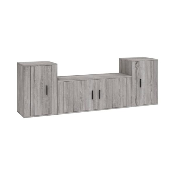 VEEKI Meuble TV, Meuble TV Suspendu, Meuble TV Industriel, Meuble TV Bois, Meuble Chambre, Convient pour Salon ou Chambre, En