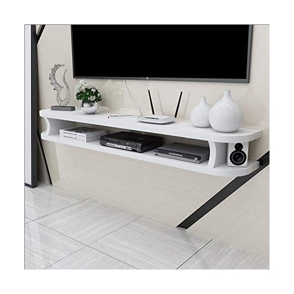 SXFYHXY Meuble TV Étagère Flottante Support pour Les Composants La Télévision Console Murale Téléviseur Étagère pour Les Lect
