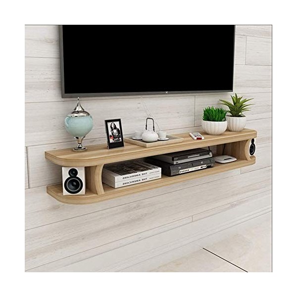 SXFYHXY Meuble TV Étagère Flottante Support pour Les Composants La Télévision Console Murale Téléviseur Étagère pour Les Lect