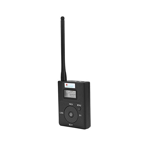 Richer-R Transmetteur FM, Adaptateur de Radio-Diffusion stéréo sans Fil, Écran dAffichage Support TF Carte, Entrée AUX 3,5 m