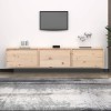 VEEKI Meuble TV, Meuble TV Suspendu, Meuble TV Industriel, Meuble TV Bois, Meuble Chambre, Convient pour Salon ou Chambre, Me