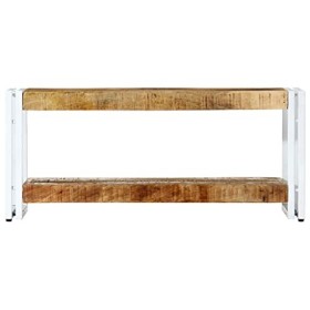 lvssiao Meuble de salon en bois massif 90 x 30 x 40 cm Meuble TV en bois pour salon chambre à manger