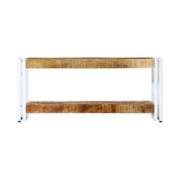 lvssiao Meuble de salon en bois massif 90 x 30 x 40 cm Meuble TV en bois pour salon chambre à manger