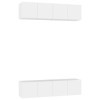 Générique Meubles TV 4 pcs Blanc 60x30x30 cm Aggloméré,40 KG,3074450, Meubles, Meubles TV