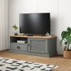 BaraSh Meuble TV Vigo Gris 106x40x40 cm Bois Massif de pin,Meuble TV,Table Basse Salon Meuble TV,Table Basse LED Couleurs