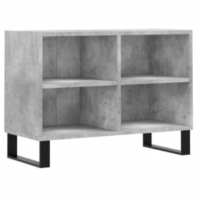 DCRAF Meuble TV de jardin en bois dingénierie Gris béton 69,5 x 30 x 50 cm