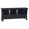 Camerina Meuble TV Café Noir Clair 100x30x45 cm Bois dacajou Massif,Meuble TV,Meuble TV Moderne,Meuble de Salon