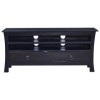 Camerina Meuble TV Café Noir Clair 100x30x45 cm Bois dacajou Massif,Meuble TV,Meuble TV Moderne,Meuble de Salon