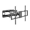 AISENS - WT120TSLE-163 - Support Rotatif Professionnel, inclinable et réglable pour Moniteur/TV 120 kg de 60 à 120 cm, Noir