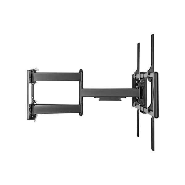 AISENS - WT120TSLE-163 - Support Rotatif Professionnel, inclinable et réglable pour Moniteur/TV 120 kg de 60 à 120 cm, Noir