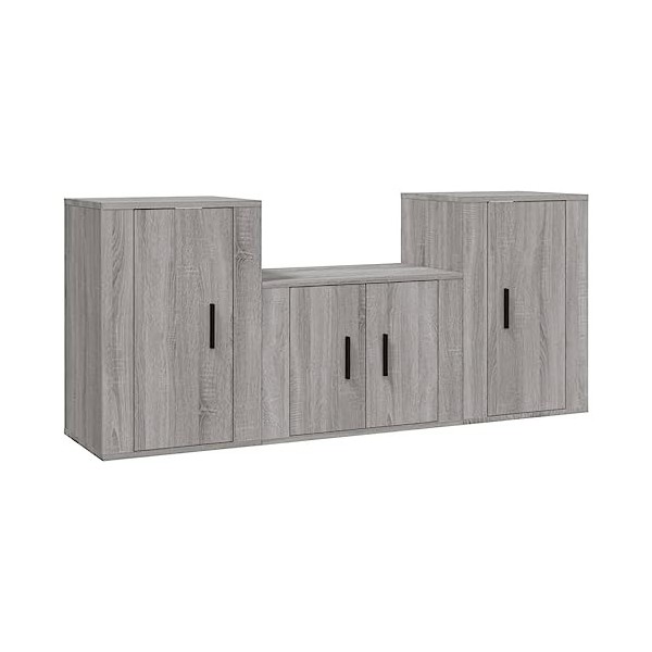 VEEKI Meuble TV, Meuble TV Suspendu, Meuble TV Industriel, Meuble TV Bois, Meuble Chambre, Convient pour Salon ou Chambre, En