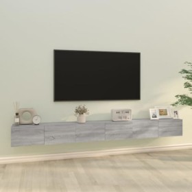 Meuble Tv,Blanc Tv,Comme Espace de Rangement, Meuble Bas Suspendu Ou Debout, Buffet Salon,Meuble TV Suspendu,Support de Télév