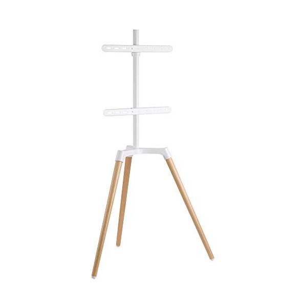 EasyLife - Support TV/trépied Easel - Jusquà 65 "et Max.35 kg TV/Moniteur, Support réglable en Hauteur avec Passage de câble