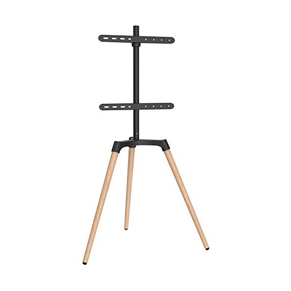 EasyLife - Support TV/trépied Easel - Jusquà 65 "et Max.35 kg TV/Moniteur, Support réglable en Hauteur avec Passage de câble