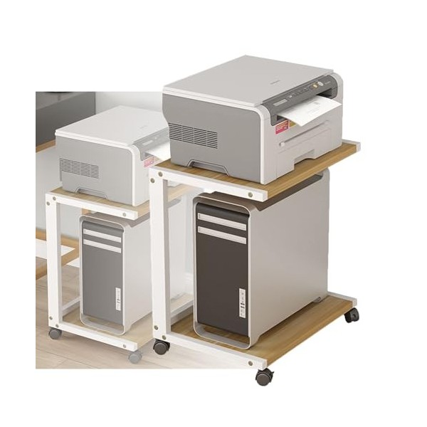 YCOVSFP Armoire Multimédia AV À 2 Niveaux, Meuble TV De Jeu Et Support Stéréo, Support For Lecteur CD, For La Maison/bureau/a