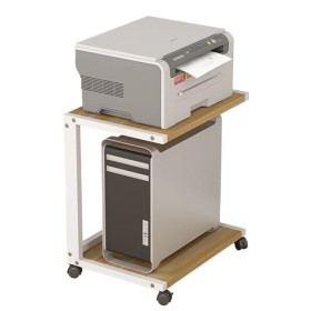 YCOVSFP Armoire Multimédia AV À 2 Niveaux, Meuble TV De Jeu Et Support Stéréo, Support For Lecteur CD, For La Maison/bureau/a