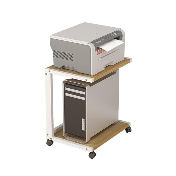 YCOVSFP Armoire Multimédia AV À 2 Niveaux, Meuble TV De Jeu Et Support Stéréo, Support For Lecteur CD, For La Maison/bureau/a