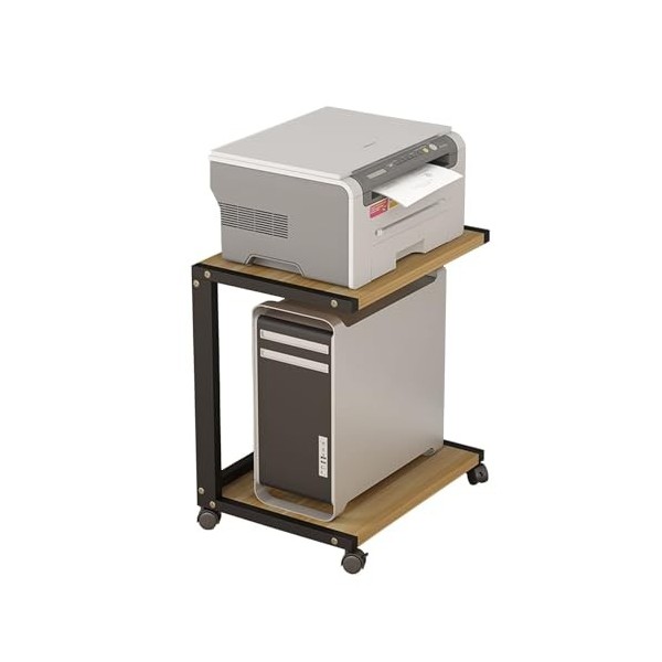 YCOVSFP Armoire Multimédia AV À 2 Niveaux, Meuble TV De Jeu Et Support Stéréo, Support For Lecteur CD, For La Maison/bureau/a