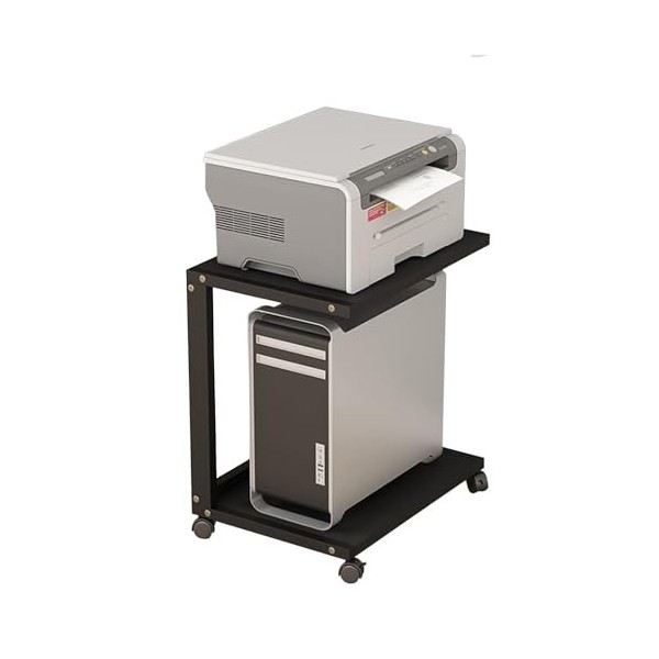 YCOVSFP Armoire Multimédia AV À 2 Niveaux, Meuble TV De Jeu Et Support Stéréo, Support For Lecteur CD, For La Maison/bureau/a