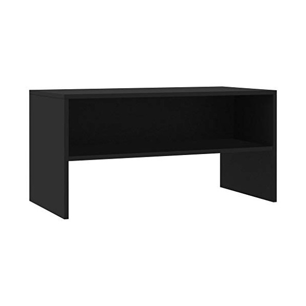 VEEKI Meuble TV, Meuble TV Suspendu, Meuble TV Blanc, Meuble TV Industriel, Meubles de Salon, Salon, Chambre, Cadre en Acier,