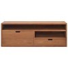 Générique Meuble TV 110x30x40 cm Bois de Teck Massif,29.6 KG,326119, Meubles, Meubles TV