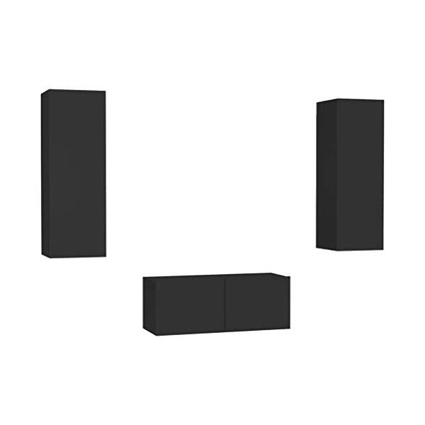 VEEKI Meuble TV, Meuble TV Suspendu, Meuble, Meuble TV avec Rangement，Meuble Industriel, Convient pour Salon ou Chambre, Ense