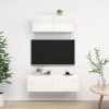 VEEKI Meuble TV, Meuble TV Suspendu, Meuble, Meuble TV avec Rangement，Meuble Industriel, Convient pour Salon ou Chambre, Ense