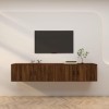 VEEKI Meuble TV, Meuble TV Suspendu, Meuble, Meuble TV avec Rangement，Meuble Industriel, Convient pour Salon ou Chambre, Meub