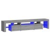 Générique Meuble TV avec lumières LED Sonoma Gris 200x36,5x40 cm, 42.1 kg, 3152816, Meubles, Meubles TV