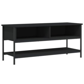 Meuble TV de jardin en bois dingénierie Noir 100 x 35 x 45 cm
