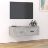 VEEKI Meuble TV, Meuble TV Suspendu, Meuble TV Industriel, Meuble TV Bois, Meuble Chambre, Convient pour Salon ou Chambre, Su
