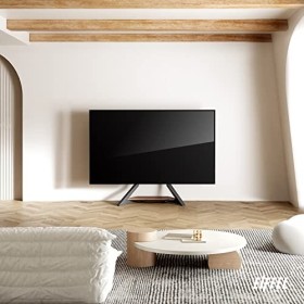 FITUEYES Design Support TV sur Pied pour TV 55-85 Pouces Angle Réglable±20° pour Maison, Salon, Conférence Série Eiffel