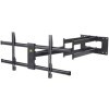 FORGING MOUNT Support TV mural longue portée 109cm Double bras articulé Entièrement mobile, Inclinable Pivotant Support TV po