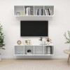 VEEKI Meuble TV, Meuble TV Suspendu, Meuble, Meuble TV avec Rangement，Meuble Industriel, Convient pour Salon ou Chambre, Meub