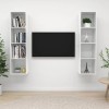 VEEKI Meuble TV, Meuble TV Suspendu, Meuble, Meuble TV avec Rangement，Meuble Industriel, Convient pour Salon ou Chambre, Meub