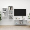 VEEKI Meuble TV, Meuble TV Suspendu, Meuble, Meuble TV avec Rangement，Meuble Industriel, Convient pour Salon ou Chambre, Ense
