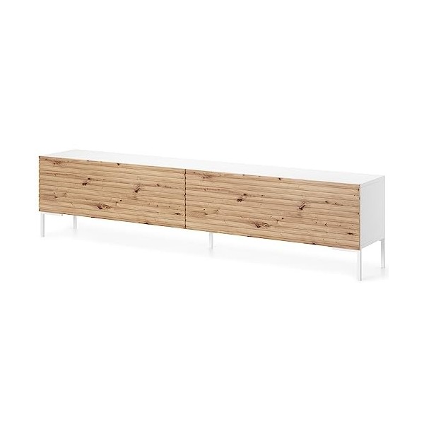 Selsey Lammelo Meuble TV, Melamine, 175 cm