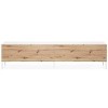 Selsey Lammelo Meuble TV, Melamine, 175 cm
