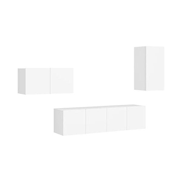 Meuble TV,Meuble TV Bas Table TV Support de Télévision en Bois pour Salon Chambre Salle à Manger,Support pour Téléviseur Jusq