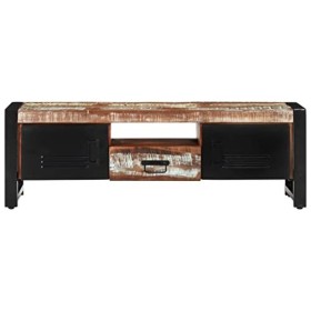 vidaXL Meuble TV en bois massif recyclé 120 x 30 x 40 cm