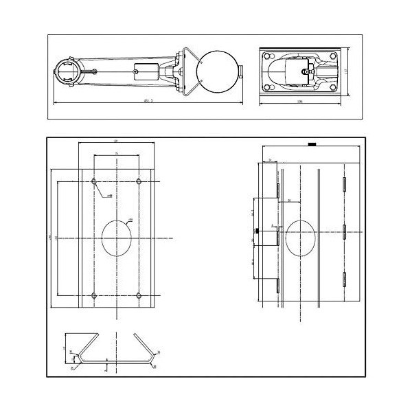 Hikvision Digital technology-ds-corner 1602zj-accessorio pour machine pour la sécurité Monte, pour extérieur, couleur : blan