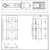 Hikvision Digital technology-ds-corner 1602zj-accessorio pour machine pour la sécurité Monte, pour extérieur, couleur : blan