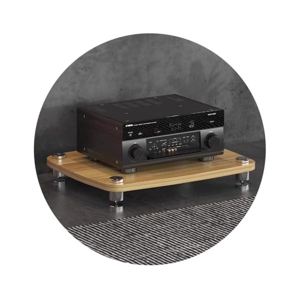 Armoire Audio Multicouche Mobile – Support Damplificateur En Métal à 3 Couches Pour Salle Audiovisuelle – Armoire Déquipeme