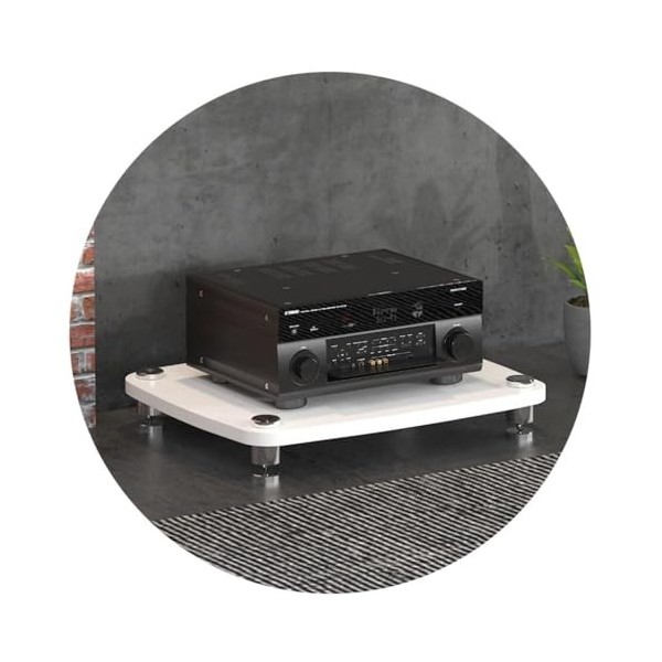 Armoire Audio Multicouche Mobile – Support Damplificateur En Métal à 3 Couches Pour Salle Audiovisuelle – Armoire Déquipeme