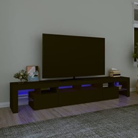 Générique Meuble TV avec lumières LED Noir 230x36,5x40 cm, 49 kg, 3152787, Meubles, Meubles TV
