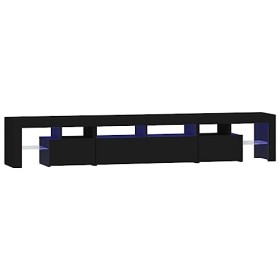 Générique Meuble TV avec lumières LED Noir 230x36,5x40 cm, 49 kg, 3152787, Meubles, Meubles TV