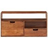 Générique Meuble TV 80x30x42 cm Bois dacacia Massif,19.6 KG,340302, Meubles, Meubles TV