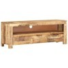 Générique Meuble TV 110x30x40 cm Bois de manguier Brut, 19.8 kg, 338026, Meubles, Meubles TV