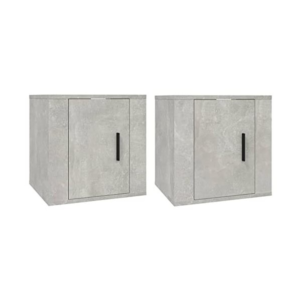 VEEKI Meuble TV, Meuble TV Suspendu, Meuble, Meuble TV avec Rangement，Meuble Industriel, Convient pour Salon ou Chambre, Meub