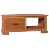 Camerina Meuble TV 90x50x37 cm Bois de Teck Massif,Meuble TV,Meuble TV Moderne,Meuble de Salon